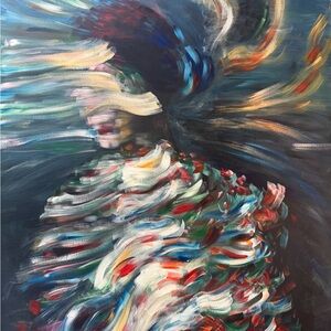 Acrylic painting on canvas “ Dream #3” by Lilybeth 30”x40”